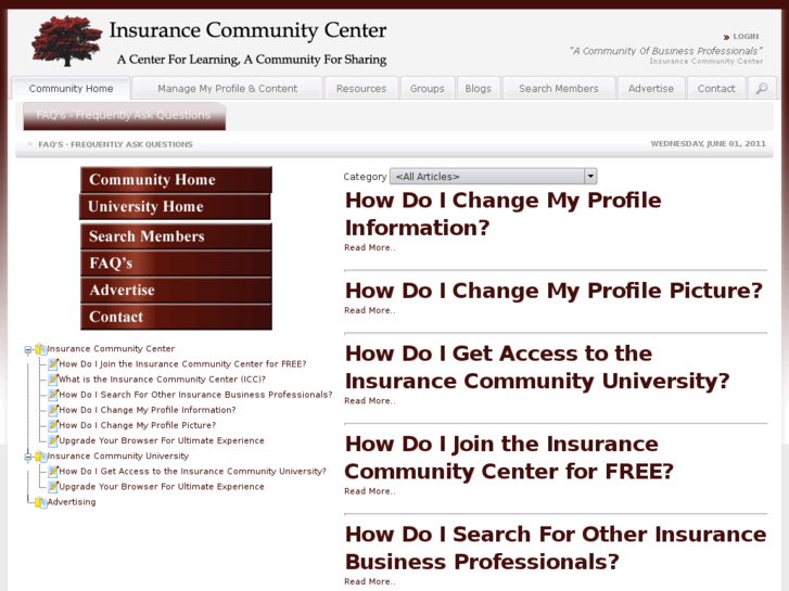 www.insurancecommunitycenter.info