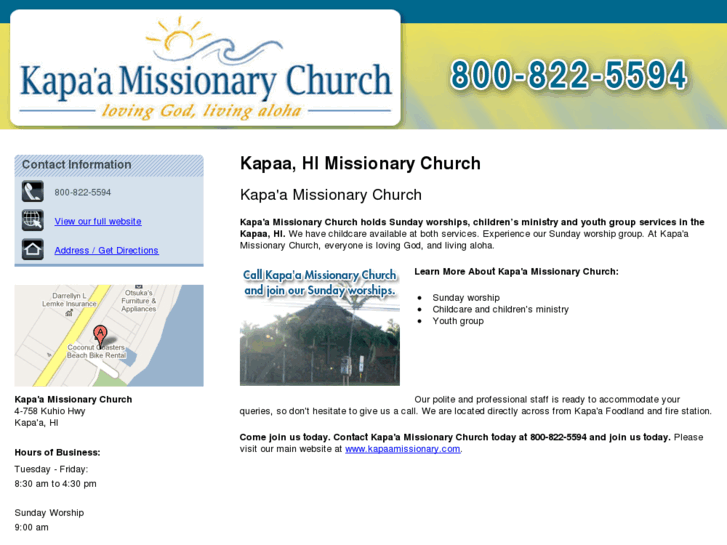 www.kapaamissionarychurch.com