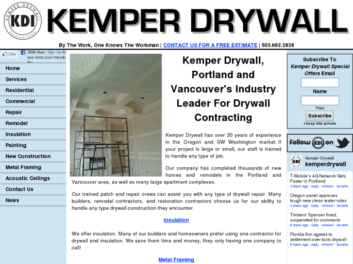 www.kemper-drywall.com