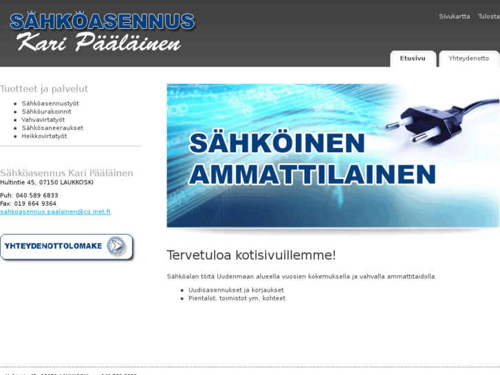 www.sahkoasennuskaripaalainen.com