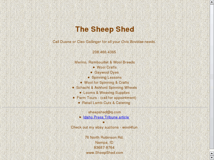 www.sheepshed.com