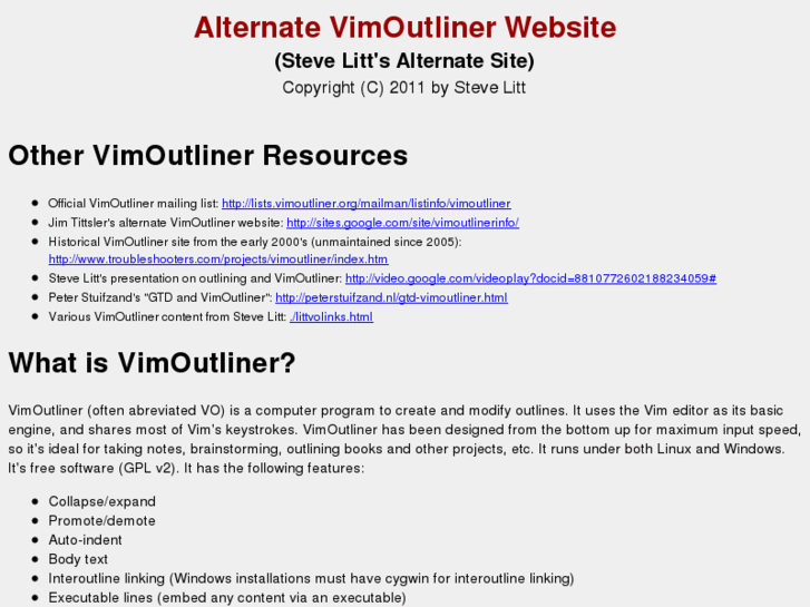 www.vimoutliner.net