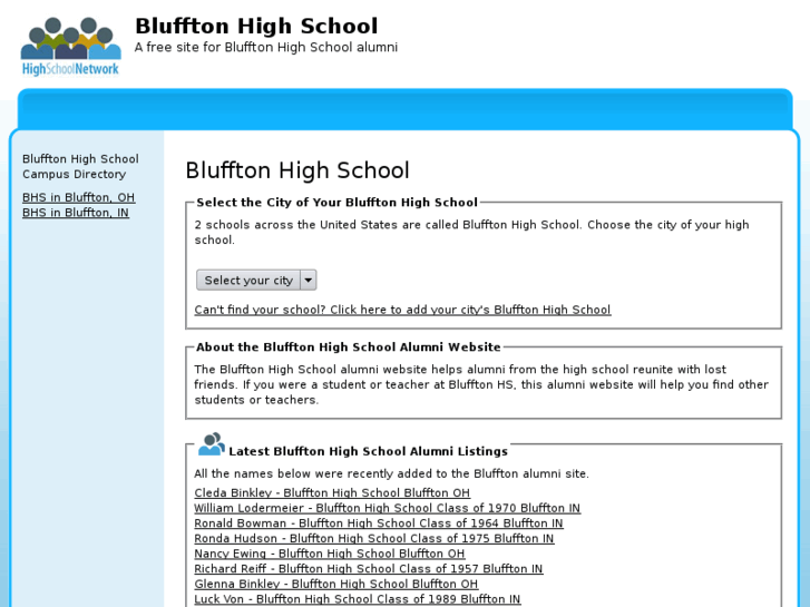 www.blufftonhighschool.org