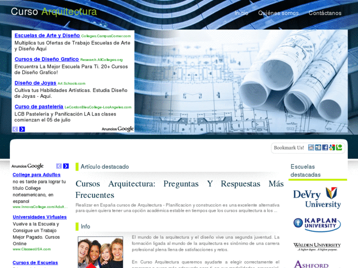 www.cursoarquitectura.es