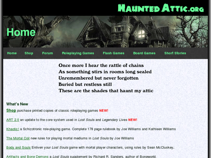 www.hauntedattic.org