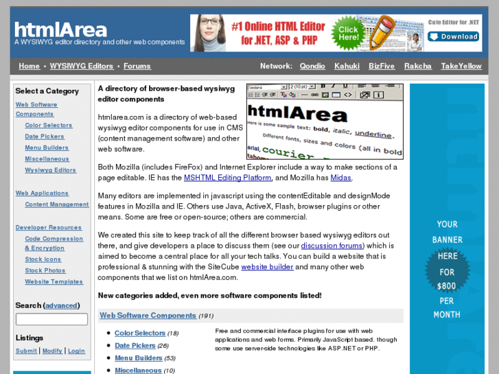 www.htmlarea.com