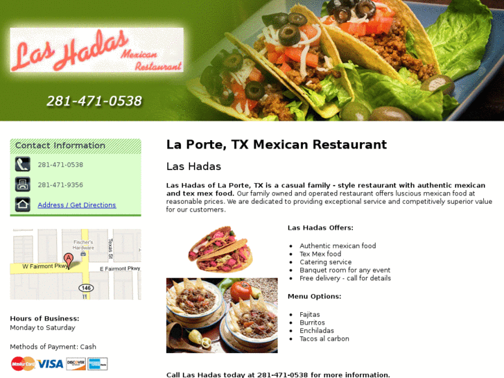 www.lashasmexicanfood.com