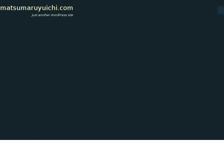 www.matsumaruyuichi.com