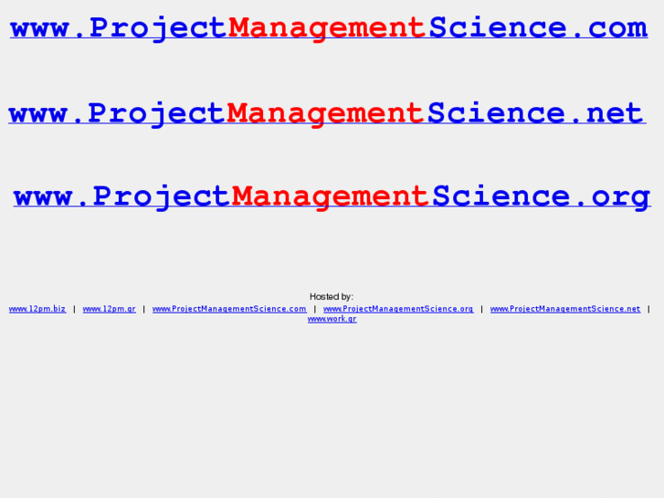 www.projectmanagementscience.com