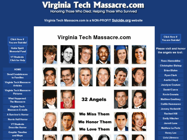 www.virginiatechmassacre.com