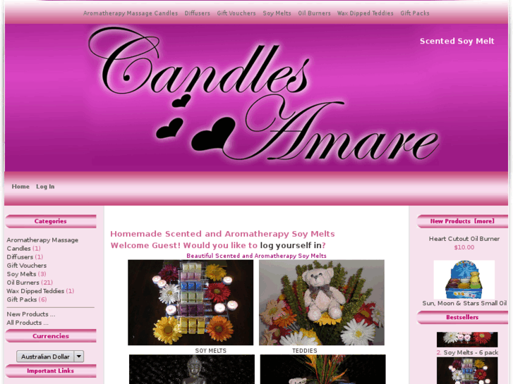 www.candles-amare.com