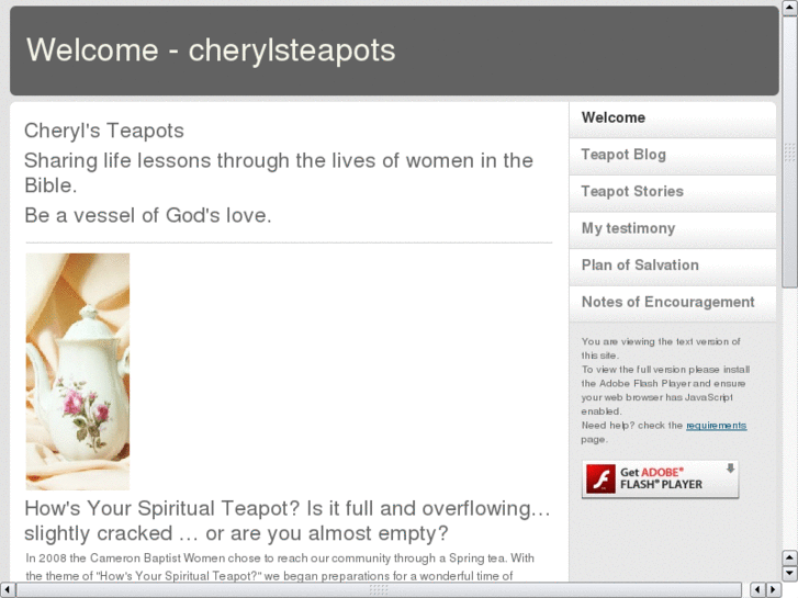 www.cherylsteapots.com