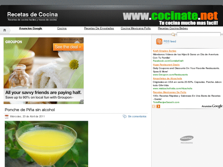 www.cocinate.net