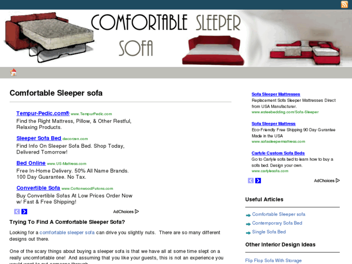 www.comfortablesleepersofa.net