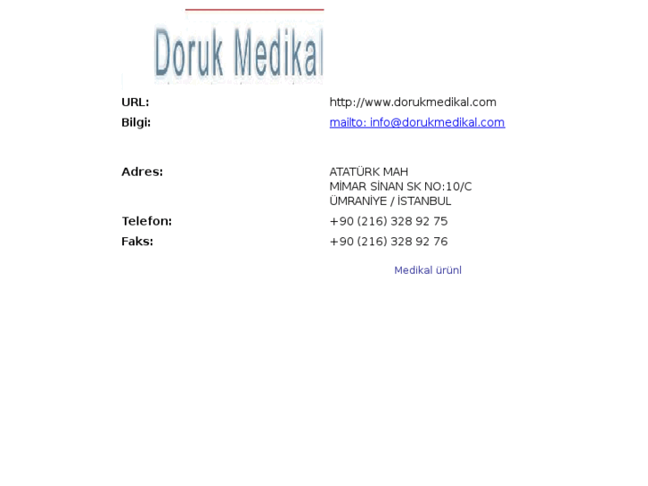 www.dorukmedikal.com