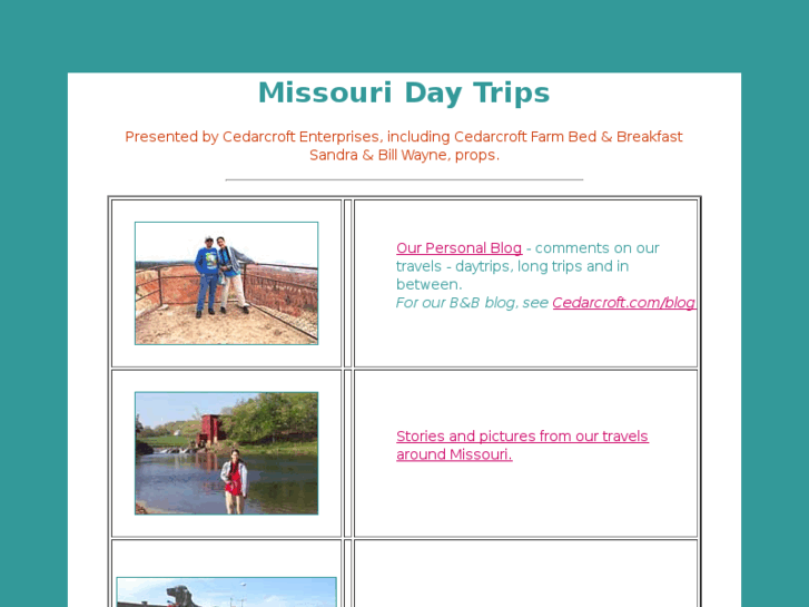 www.missouridaytrips.com