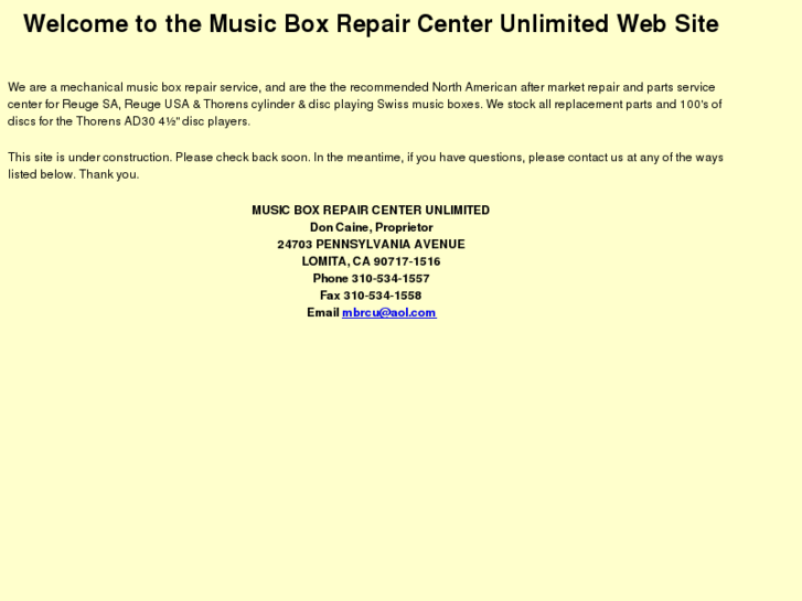 www.musicboxrepaircenter.com