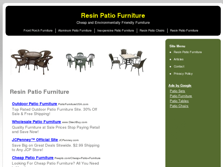 www.resinpatiofurniture.org