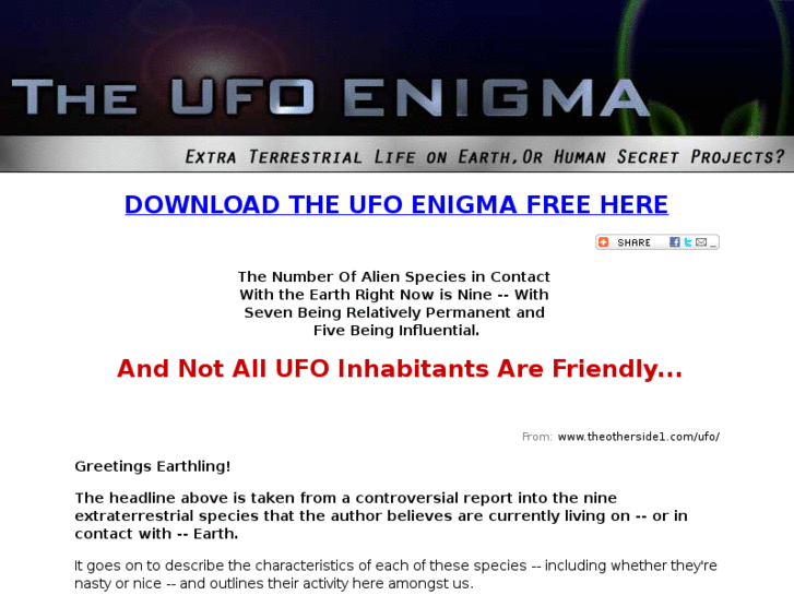 www.theufoenigma.com