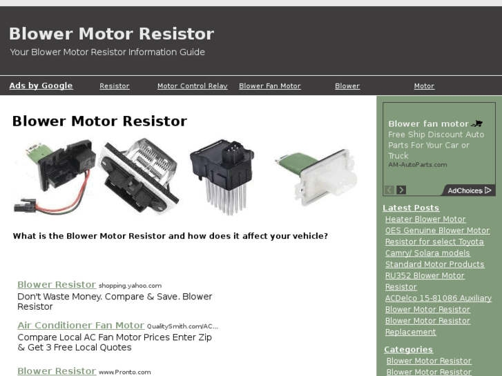 www.blowermotorresistor.org