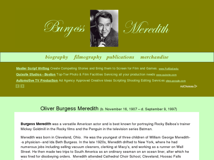 www.burgessmeredith.com