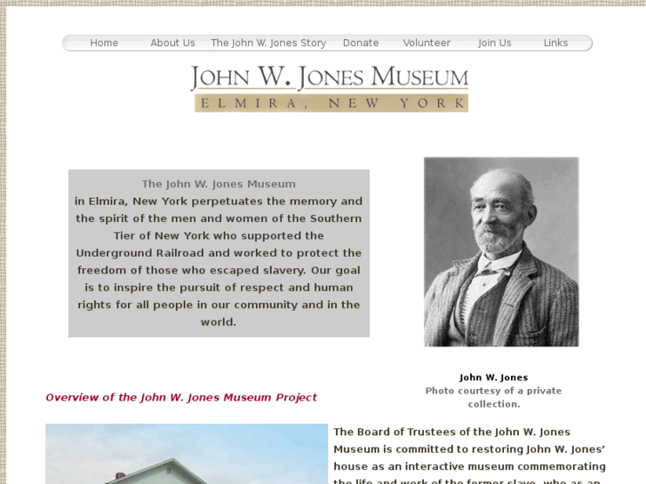 www.johnwjonesmuseum.org