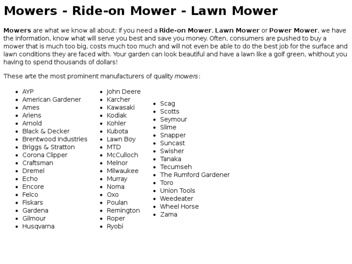 www.mowerss.com