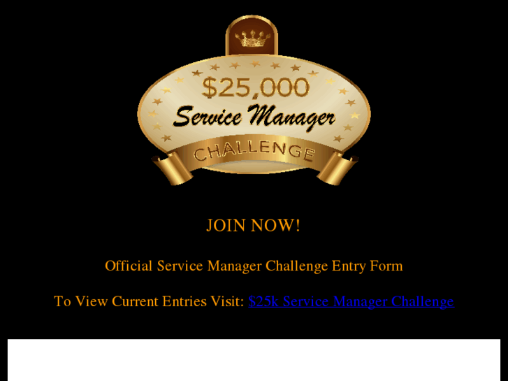 www.servicemanagerchallenge.com