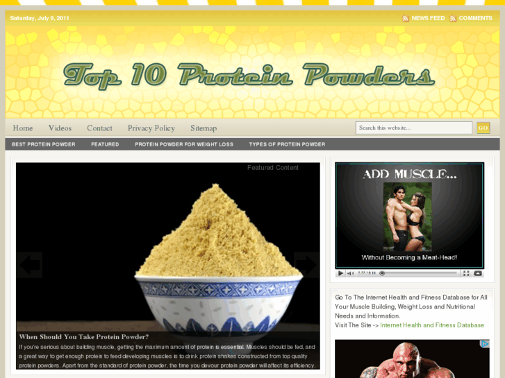 www.top10proteinpowders.com