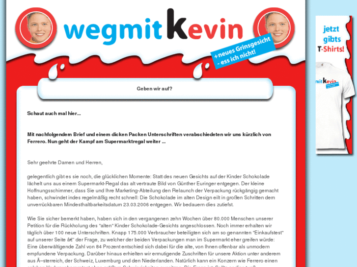 www.weg-mit-kevin.de