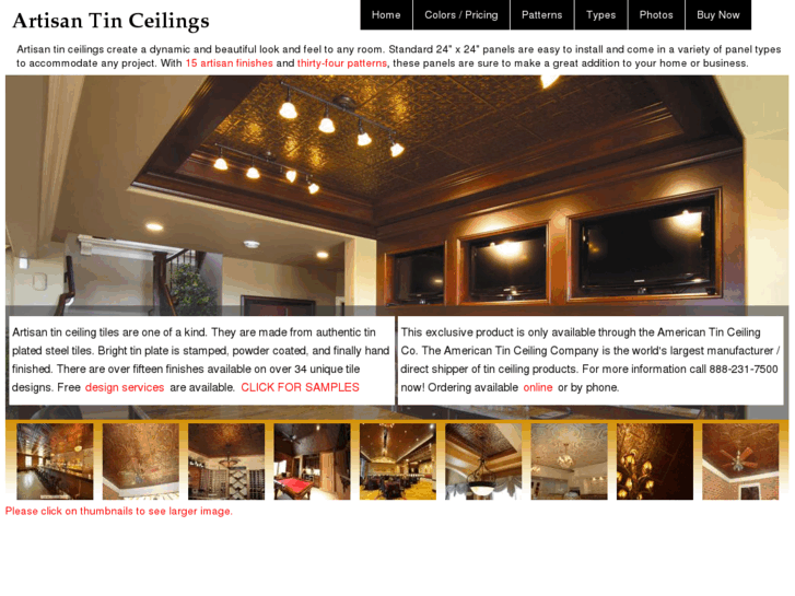 www.artisantinceilings.com