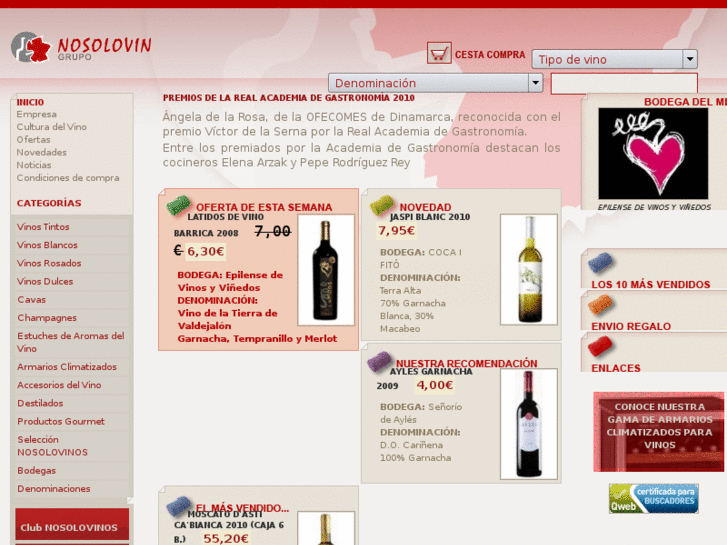 www.gruponosolovinos.com