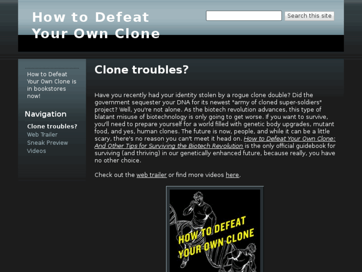 www.howtodefeatyourownclone.com