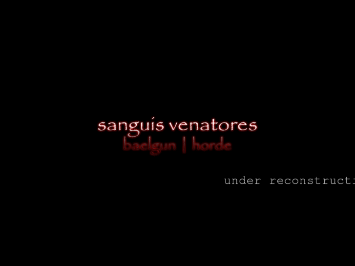 www.sanguis-venatores.com