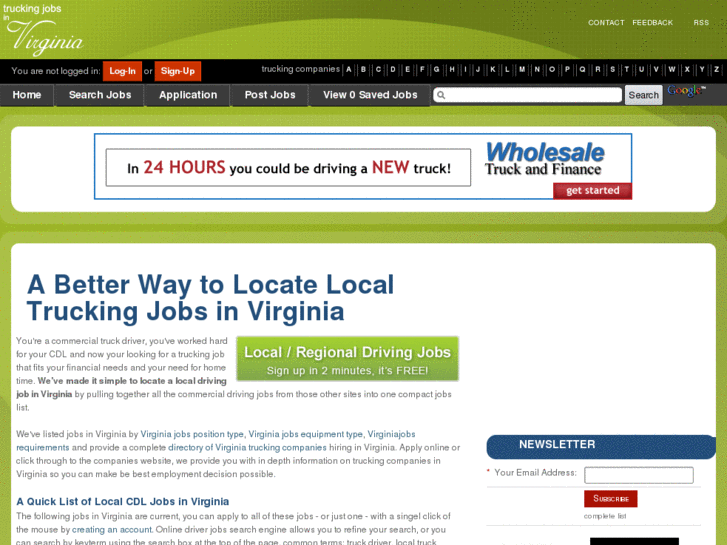 www.truckingjobsinvirginia.com