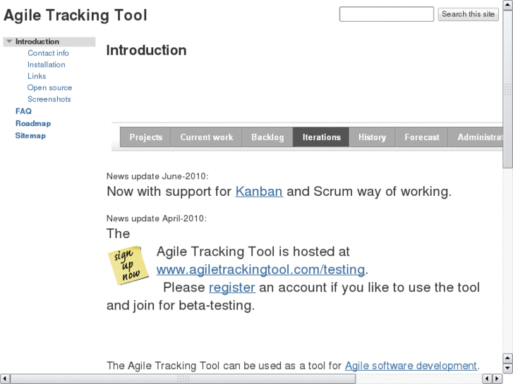 www.agiletrackingtool.com