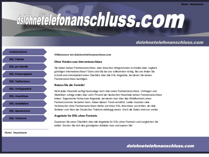 www.dslohnetelefonanschluss.com