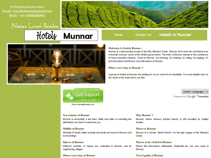 www.hotelsmunnar.com