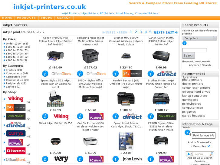 www.inkjet-printers.co.uk