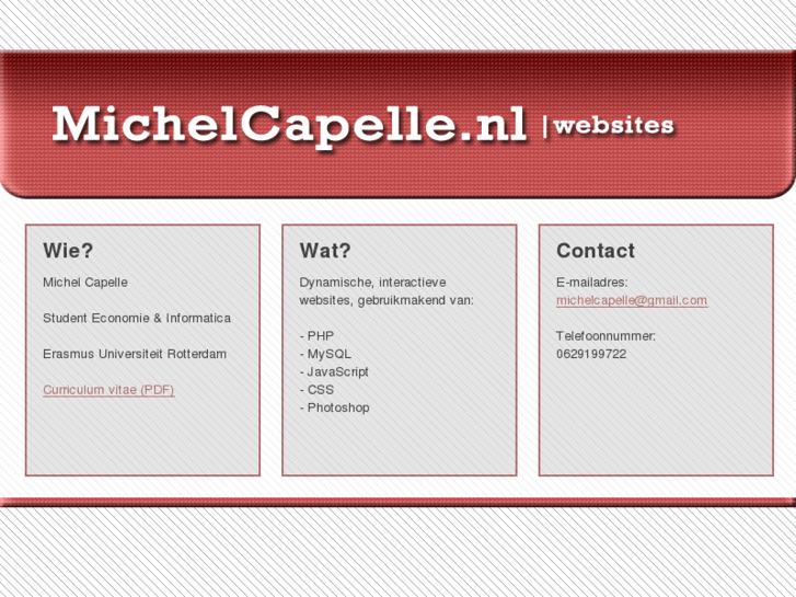 www.michelcapelle.nl