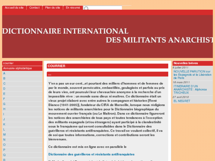 www.militants-anarchistes.info