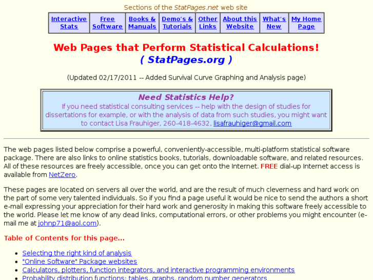 www.statpages.org