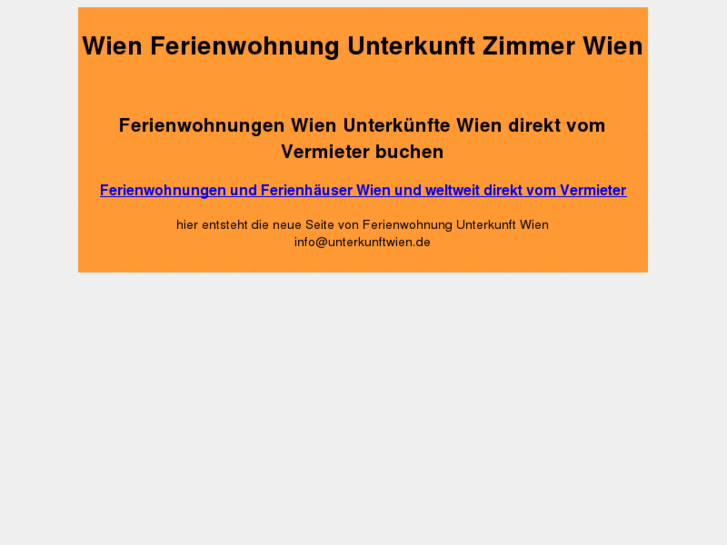 www.unterkunftwien.de