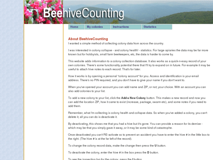 www.beehivecounting.com