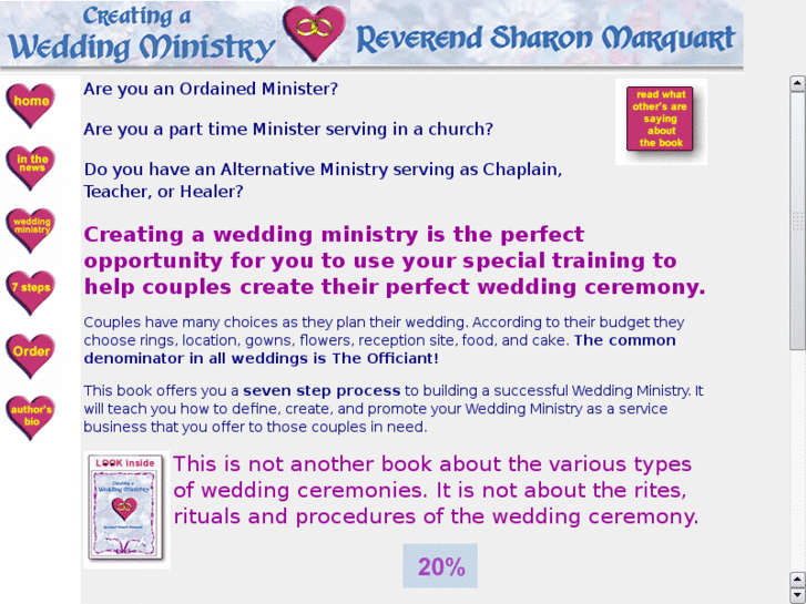 www.creatingaweddingministry.com