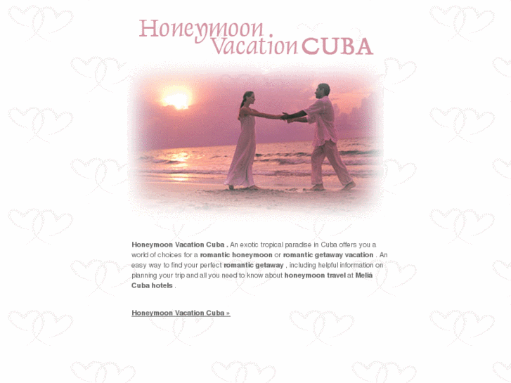 www.honeymoonvacationcuba.com