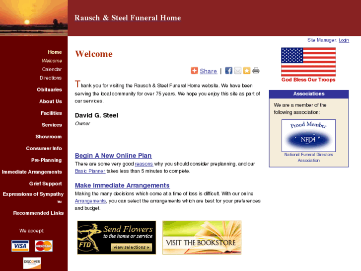 www.rauschandsteelfuneralhome.com