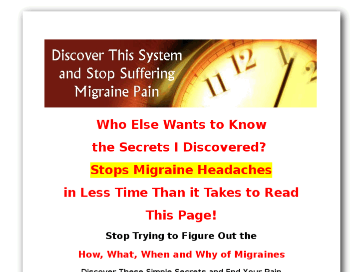 www.7secondmigraine.com