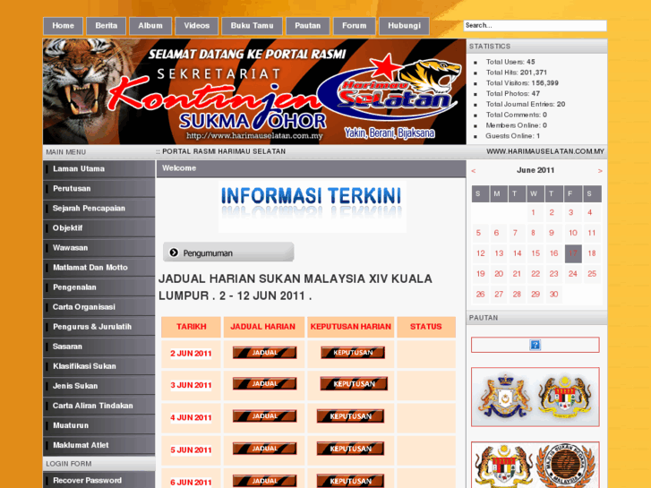 www.harimauselatan.com.my