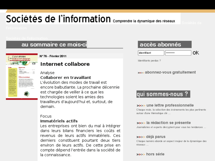 www.societesdelinformation.net